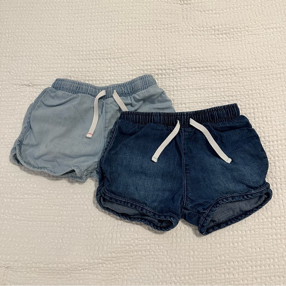 Toddler Pull-on Jean Shorts - 2 pack